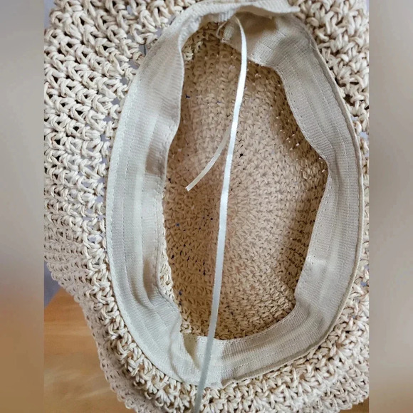 NWOT Wide Brim Foldable Sun Hat - Picture 3 of 3